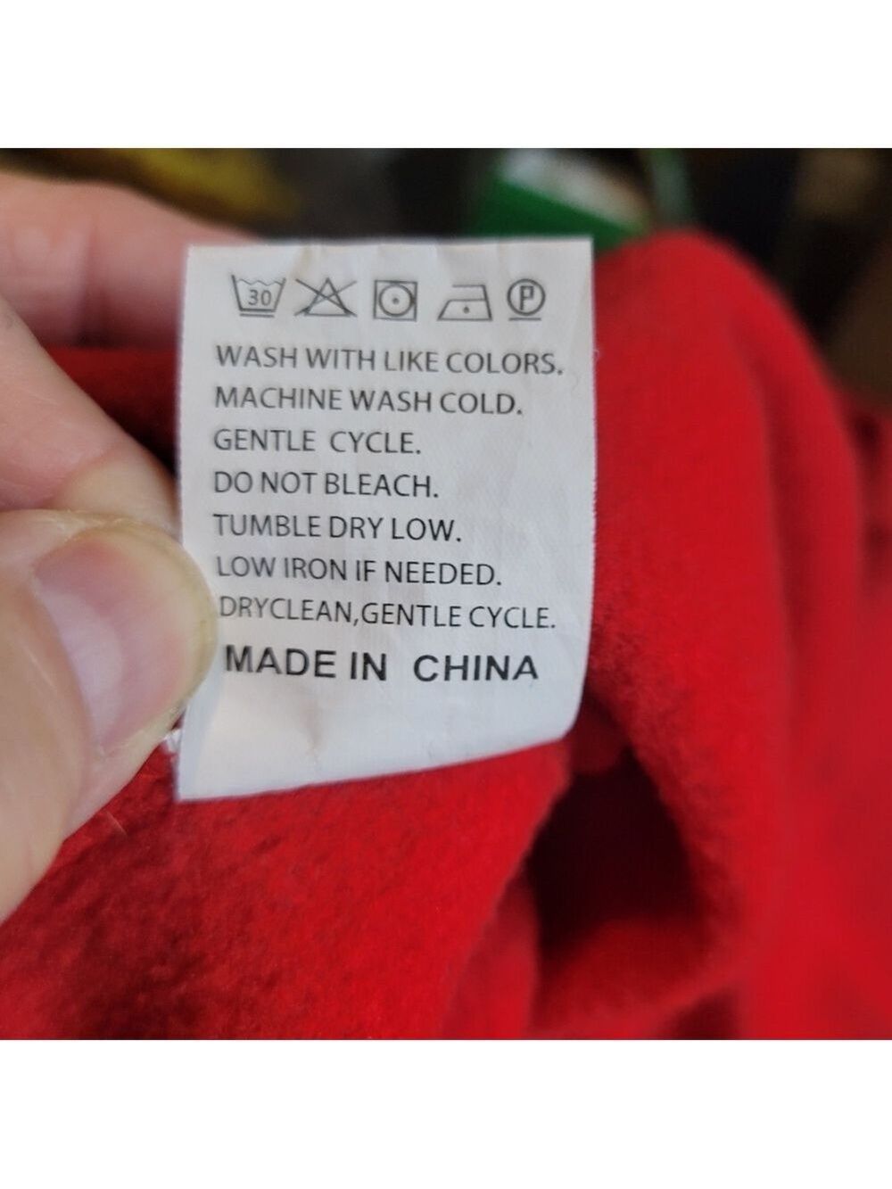 Lovely Wholesale Red Hoodie Size M - Picture 4 of 4